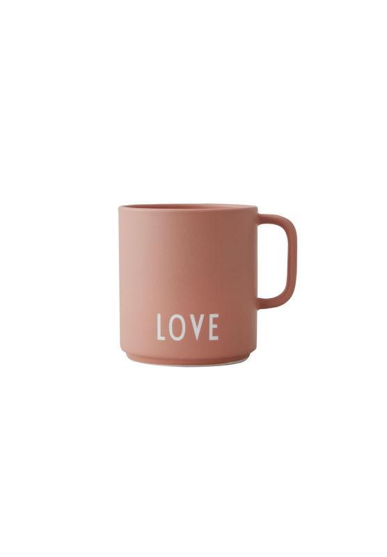 Favourite cup with handle love Moms Design Letters 