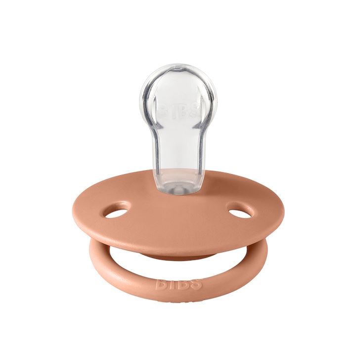 2-pack Bibs De Lux pink plum | peach one size Pacifier Bibs 