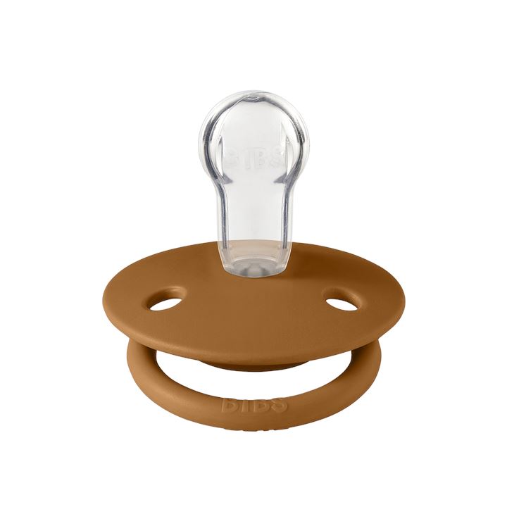 2-pack Bibs De Lux haze | caramel one size Pacifier BIBS 