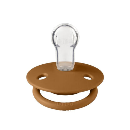 2-pack Bibs De Lux haze | caramel one size Pacifier BIBS 