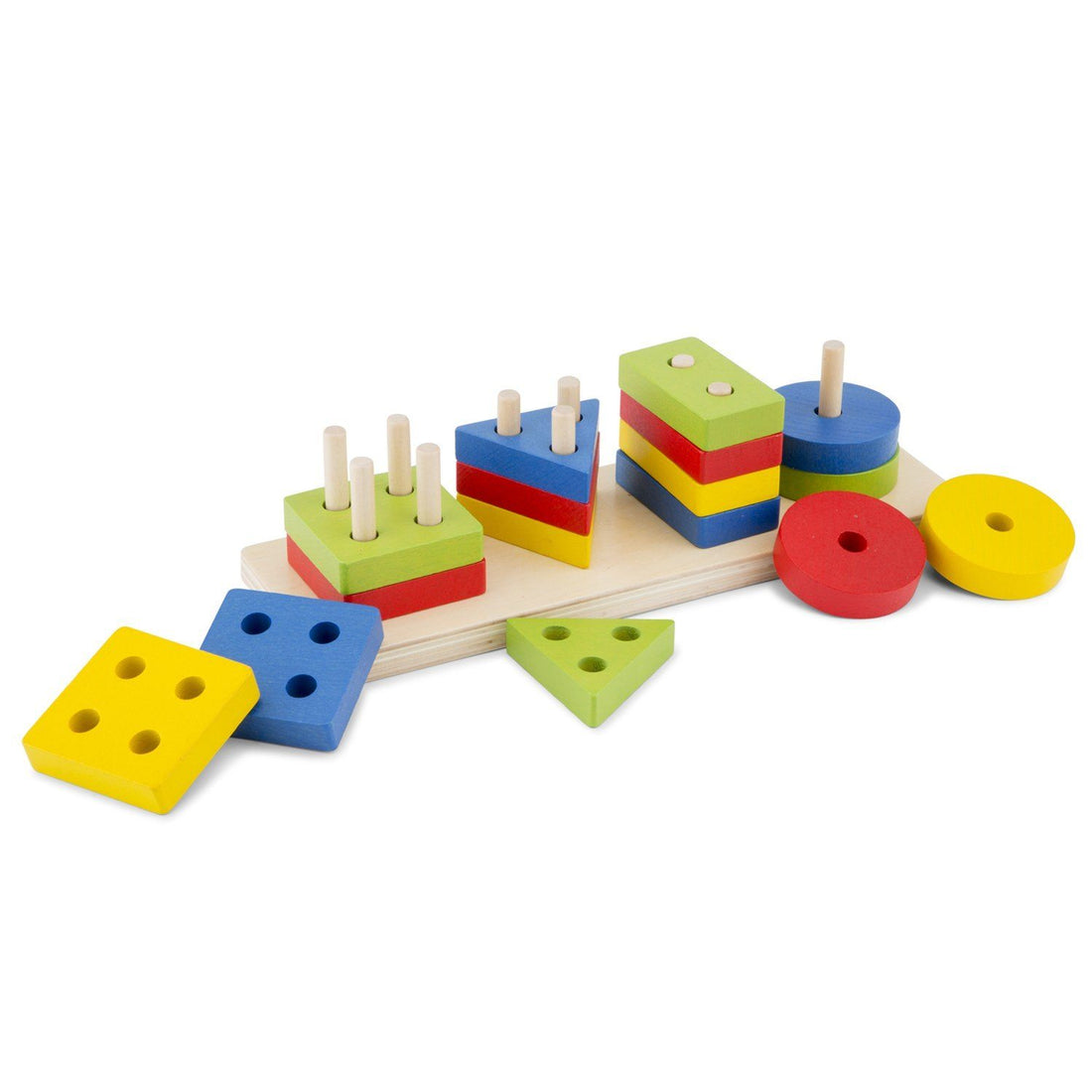 Geometric stacking puzzle New Classic Toys Toys New Classic Toys