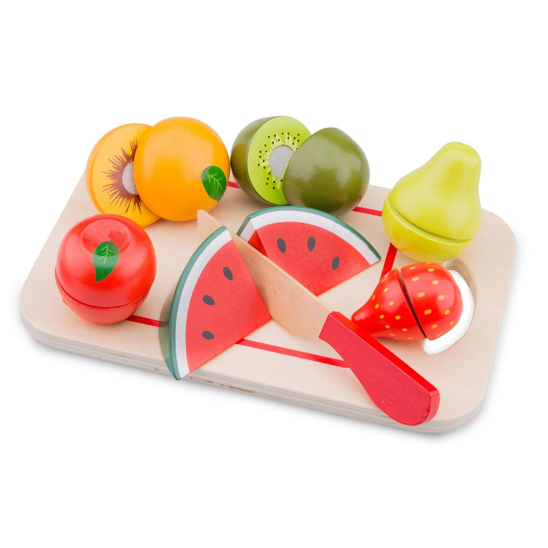 Cutting meal - fruit tray 8 pieces New Classic Toys Toys New Classic Toys
