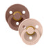 BIBS colour 2-pack pacifier woodchuck | blush Pacifier BIBS 