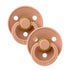 BIBS colour 2-pack pacifier peach | peach Pacifier BIBS 