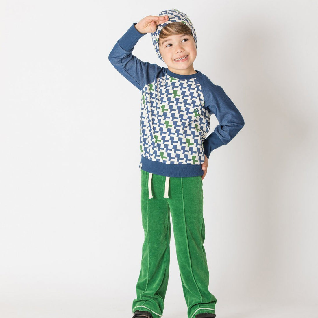 Hecco box pants juniper AlbaBaby Bottoms Alba of Denmark 