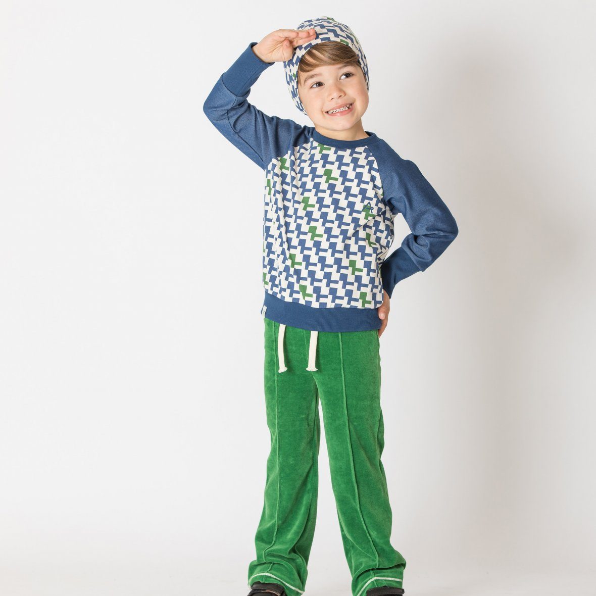 Hecco box pants juniper AlbaBaby Bottoms Alba of Denmark 