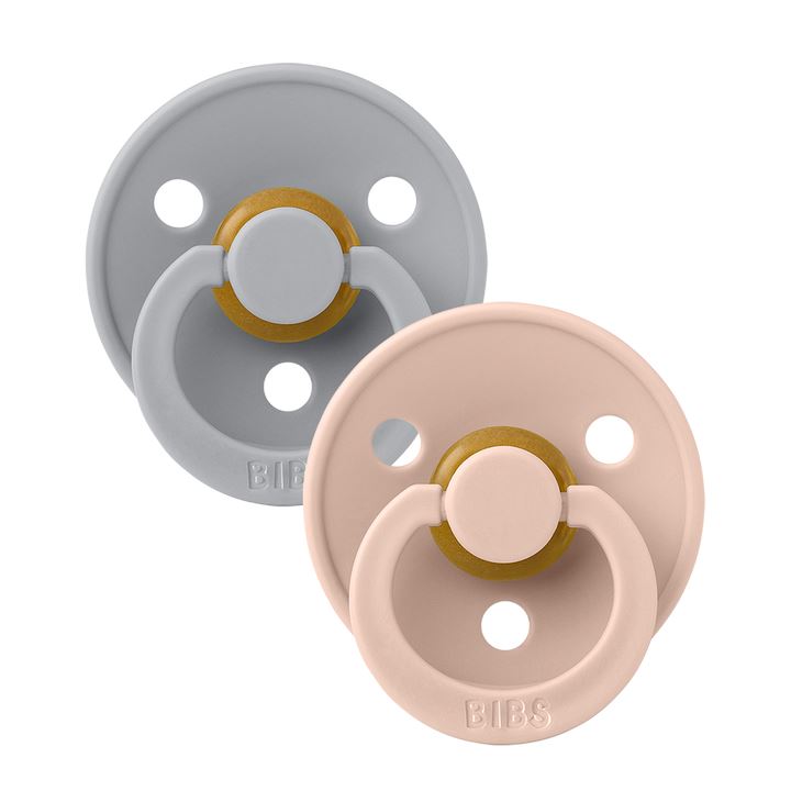 BIBS colour 2-pack pacifier cloud | blush Pacifier BIBS 