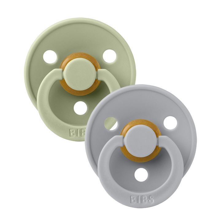 BIBS colour 2-pack pacifier sage | cloud Pacifier BIBS 
