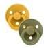 2-pack BIBS Colour pacifier honey bee | olive Pacifier Bibs 