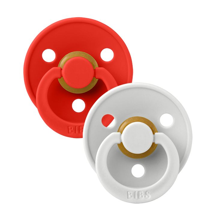 BIBS colour 2-pack pacifier candy apple + haze Pacifier Bibs 
