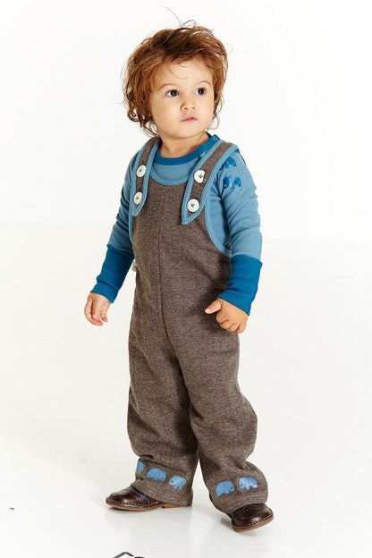Harian Crawlers java brown Dungarees Alba of Denmark 
