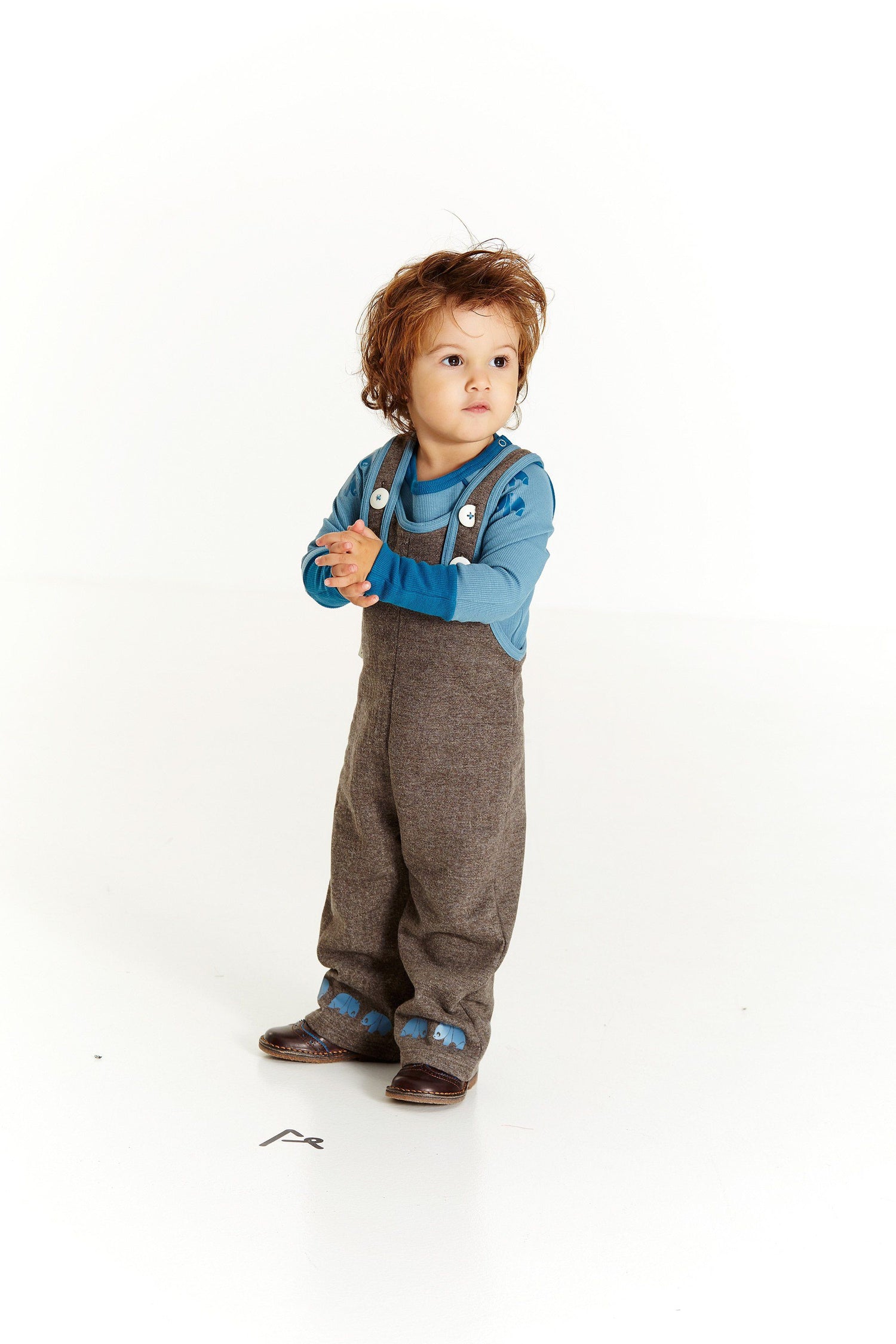 Harian Crawlers java brown Dungarees Alba of Denmark 