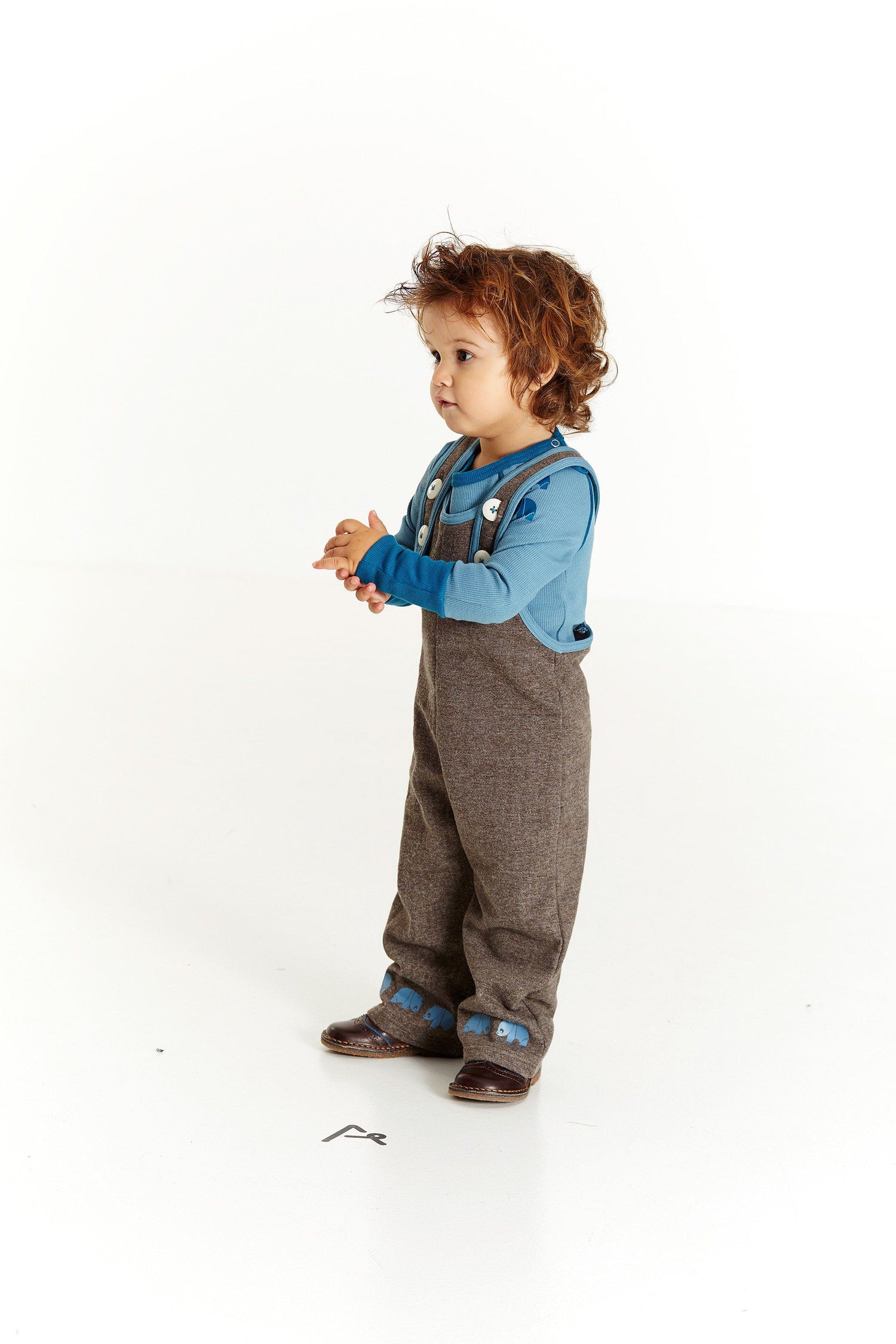 Harian Crawlers java brown Dungarees Alba of Denmark 