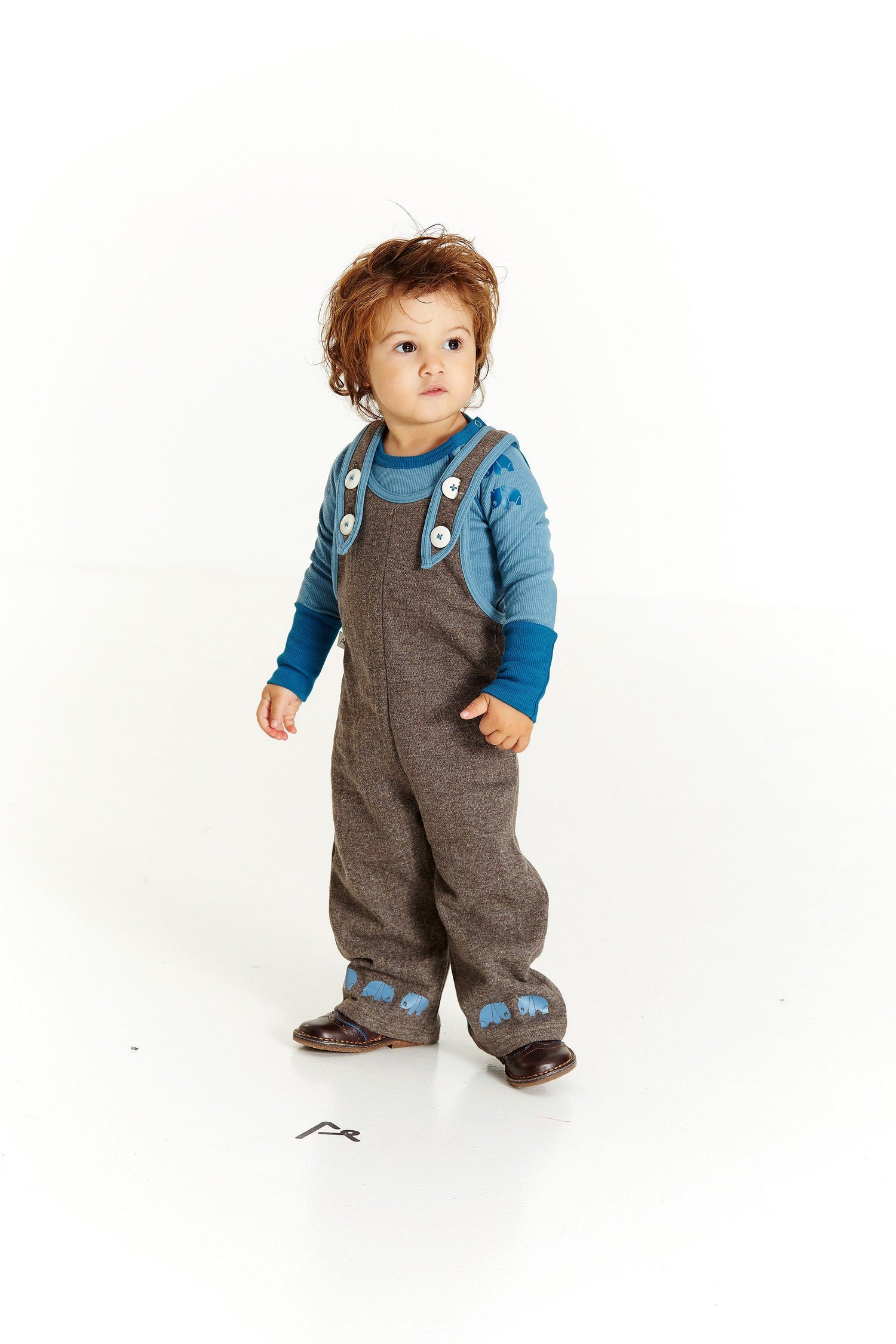 Harian Crawlers java brown Dungarees Alba of Denmark 