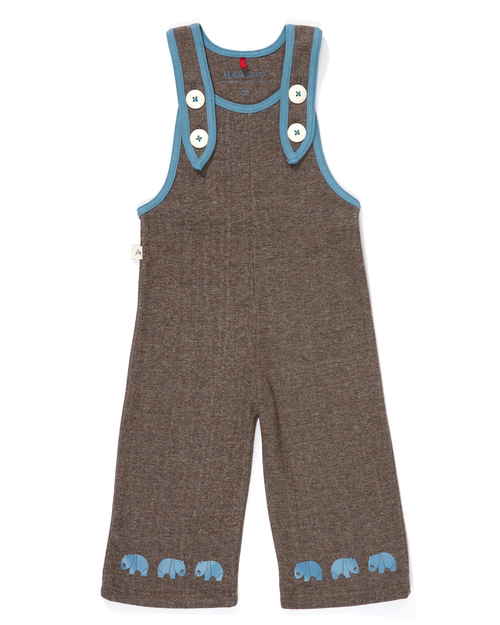 Harian Crawlers java brown Dungarees Alba of Denmark 