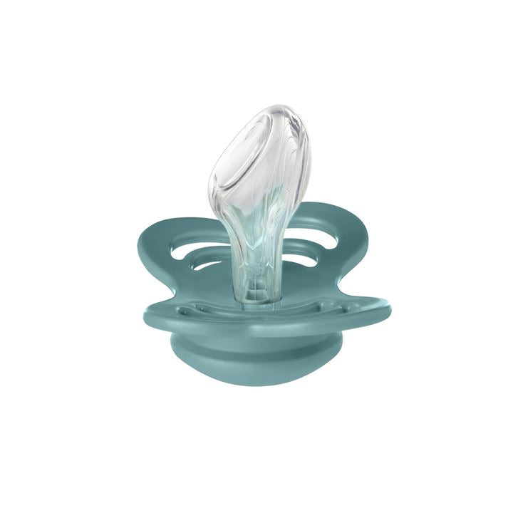 2-pack Bibs couture pacifier silicone nordic mint + island sea Pacifier BIBS 