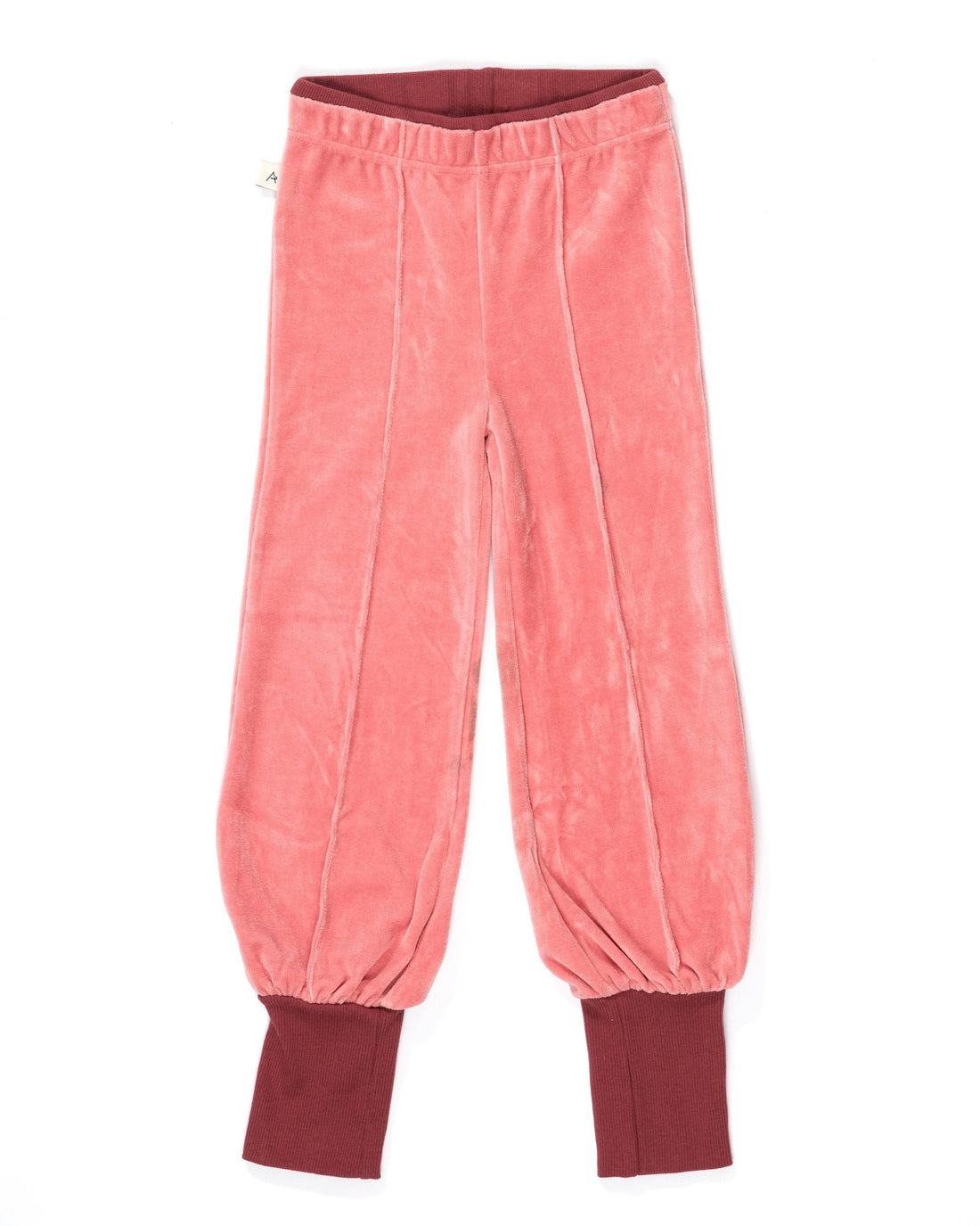 Hami tight pants - pink velour Bottoms Alba of Denmark 