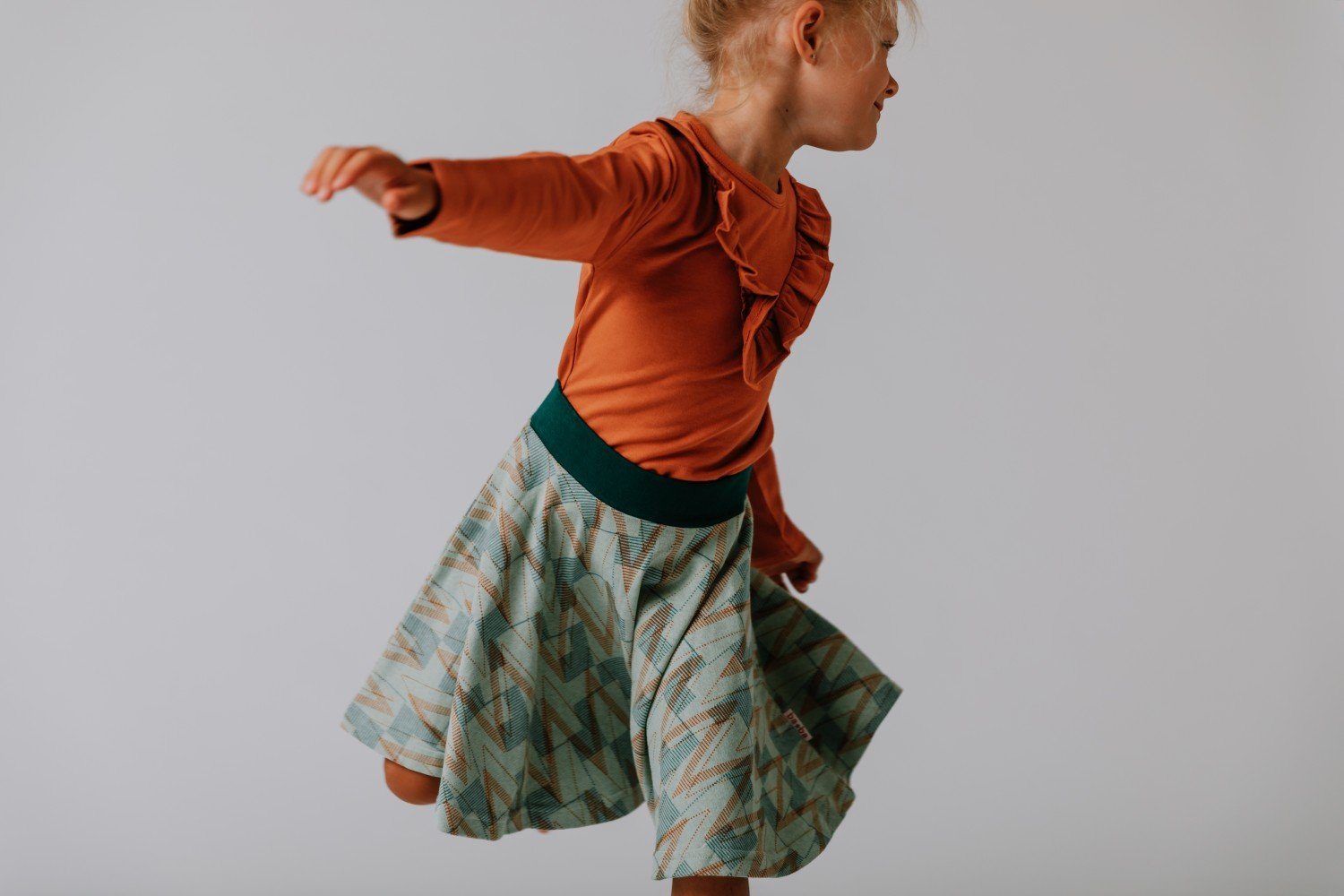 Ruffle shirt Baba organic Tops Baba organic 