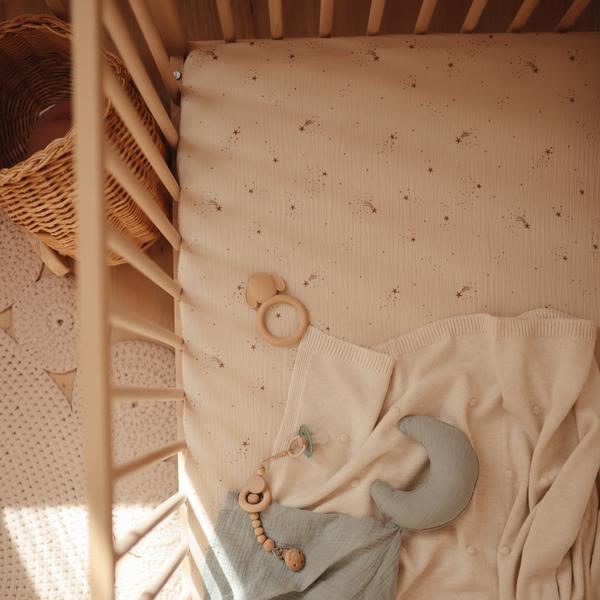 Mantinha doudou Lua roman green Muslin mushie 