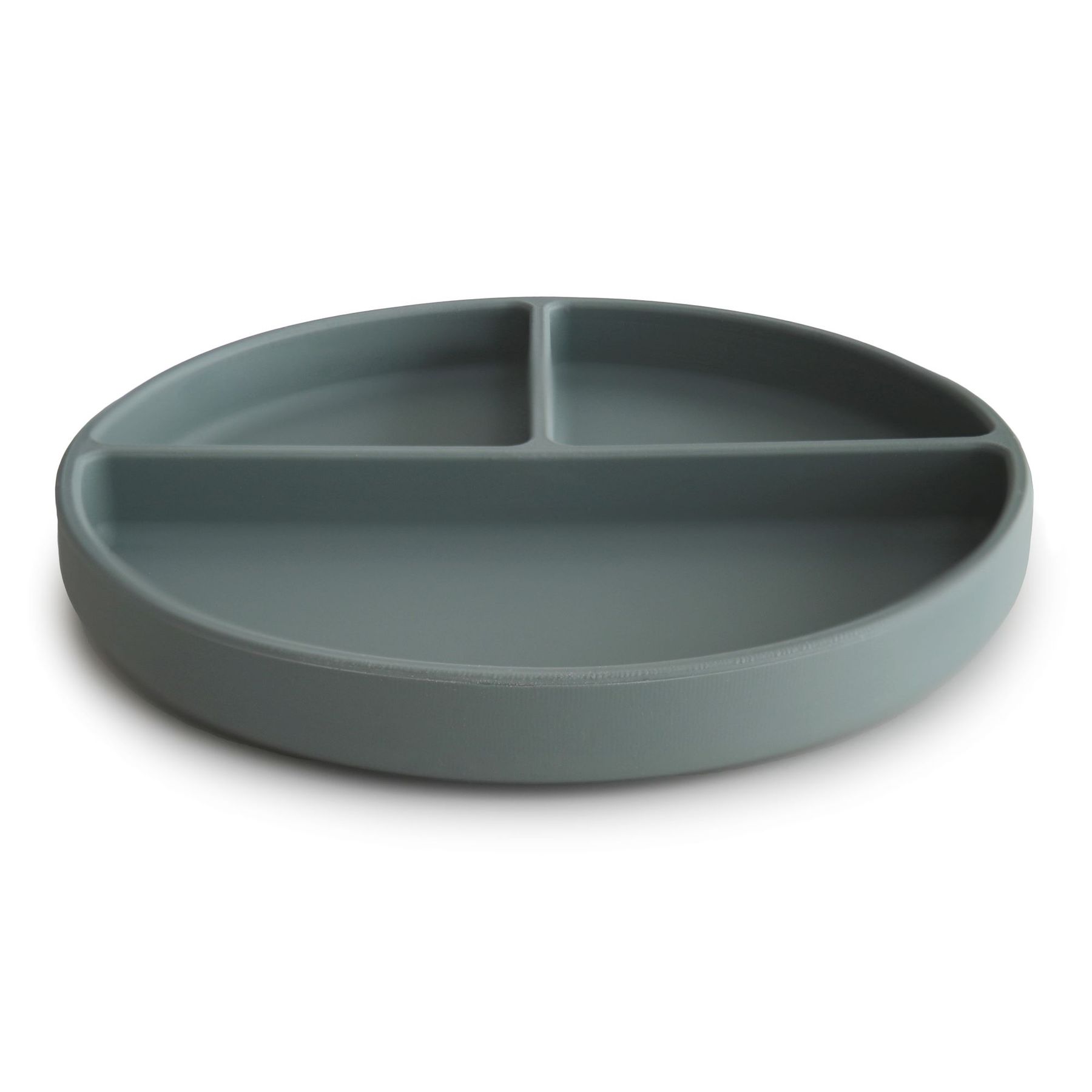 Silicone suction plate dried thyme mushie meal mushie 