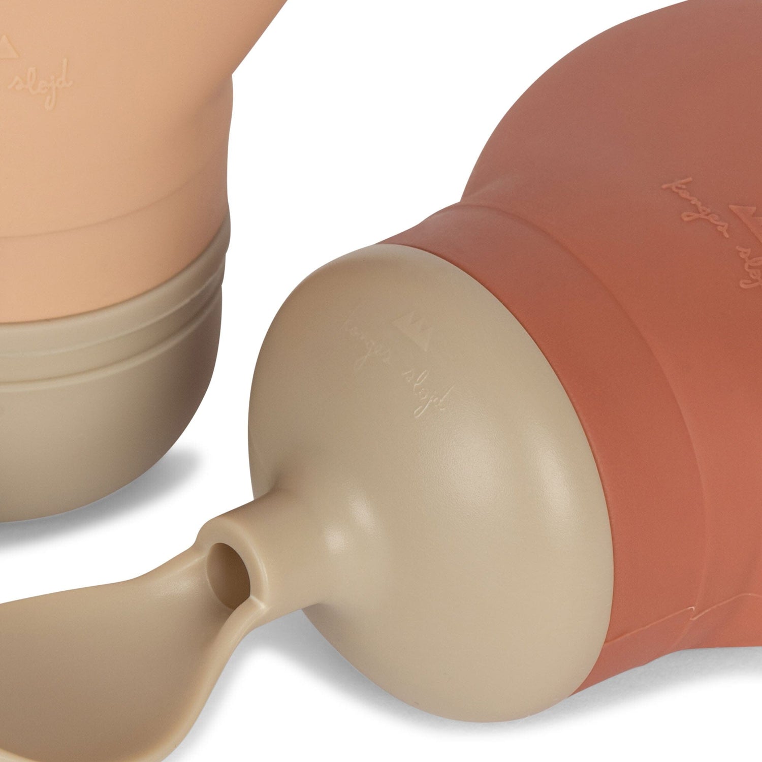 2 sacos reutilizáveis p/ smoothie copper brown | sand meal Konges sløjd 