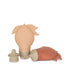 2 sacos reutilizáveis p/ smoothie copper brown | sand meal Konges sløjd 