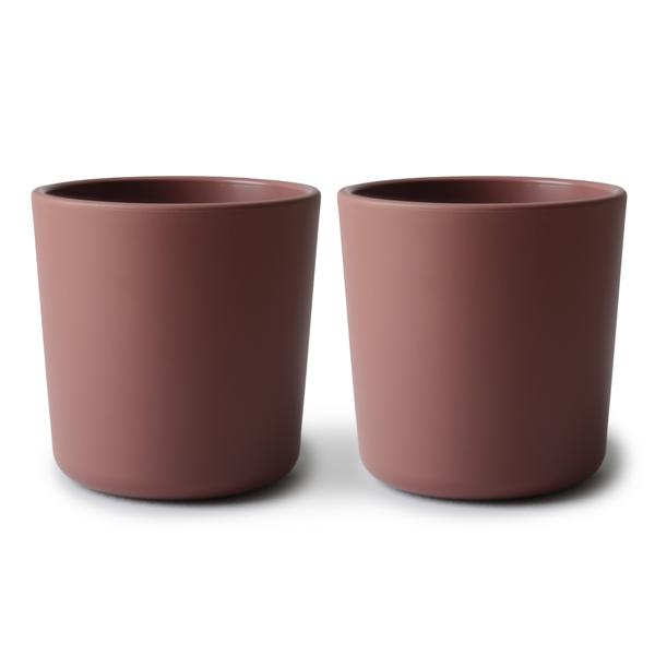 2-pack dinnerware cups woodchuck mushie meal mushie 