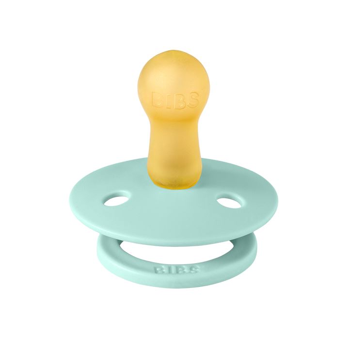 2-pack BIBS pacifier mint | white Pacifier Bibs 