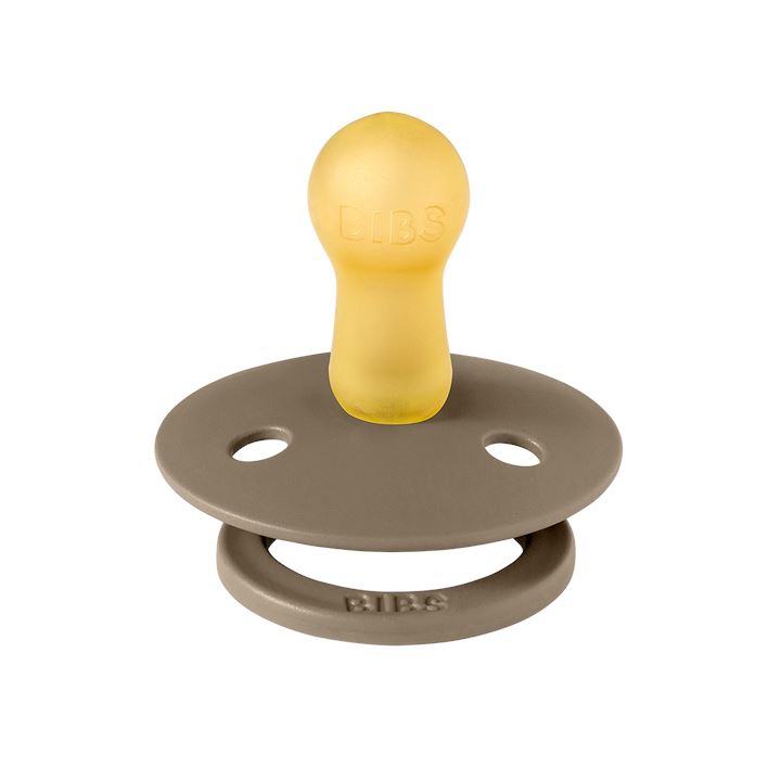BIBS colour 2-pack pacifier dark oak | white Pacifier BIBS 