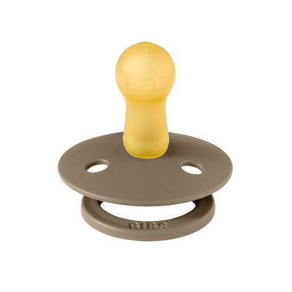 BIBS colour 2-pack pacifier dark oak | white Pacifier BIBS 