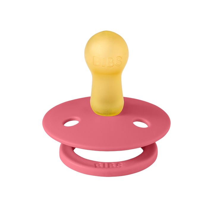 BIBS colour 2-pack pacifier coral | ruby Pacifier BIBS 