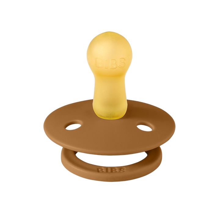 BIBS colour 2-pack pacifier haze + caramel Pacifier Bibs 