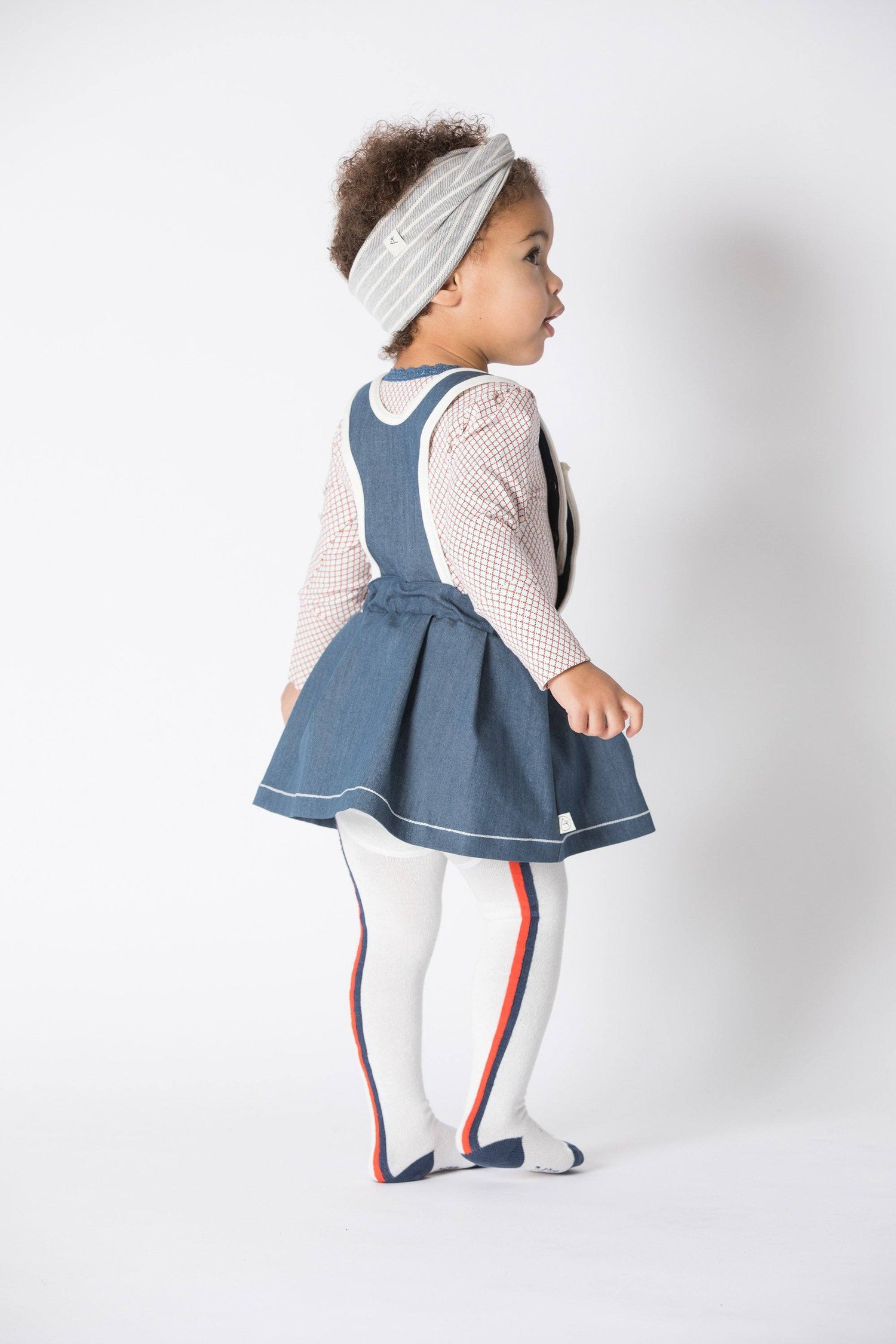 Higi Bandana - dark denim dotted Headband Alba of Denmark 