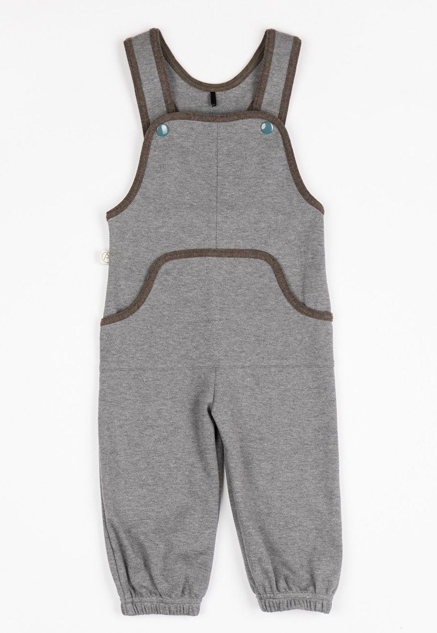 Charlie crawlers - castlerock melange Dungarees Alba of Denmark 