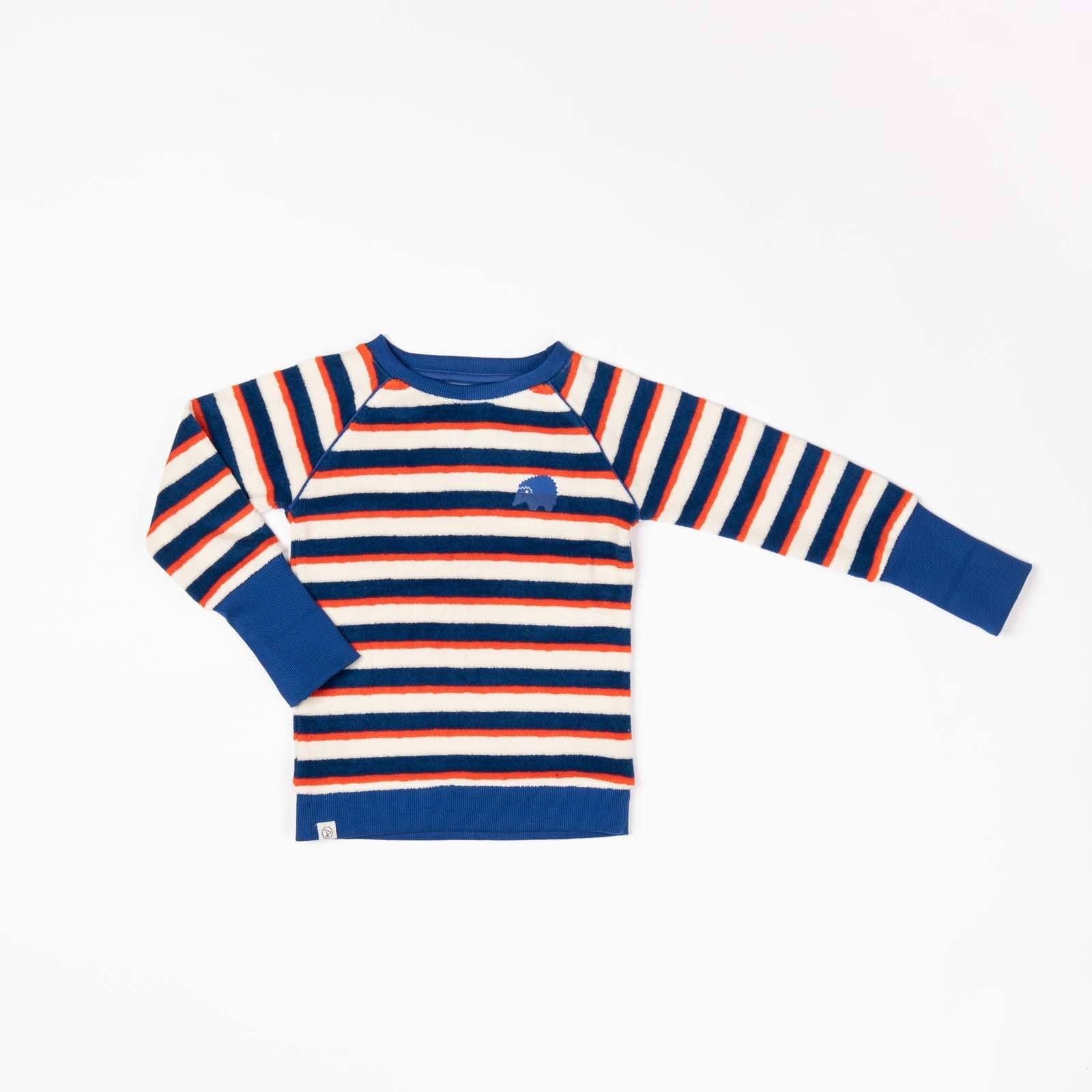 Henrik blouse solidate blue striped AlbaBaby Tops Alba of Denmark 