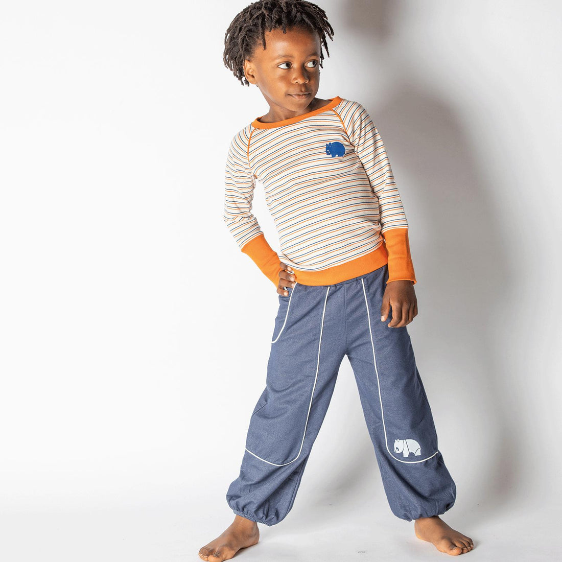 Hobo baggy pants mood indigo AlbaBaby Pants Alba of Denmark
