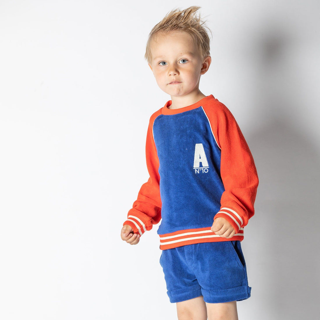 Graham shorts solidate blue AlbaBaby Bottoms Alba of Denmark