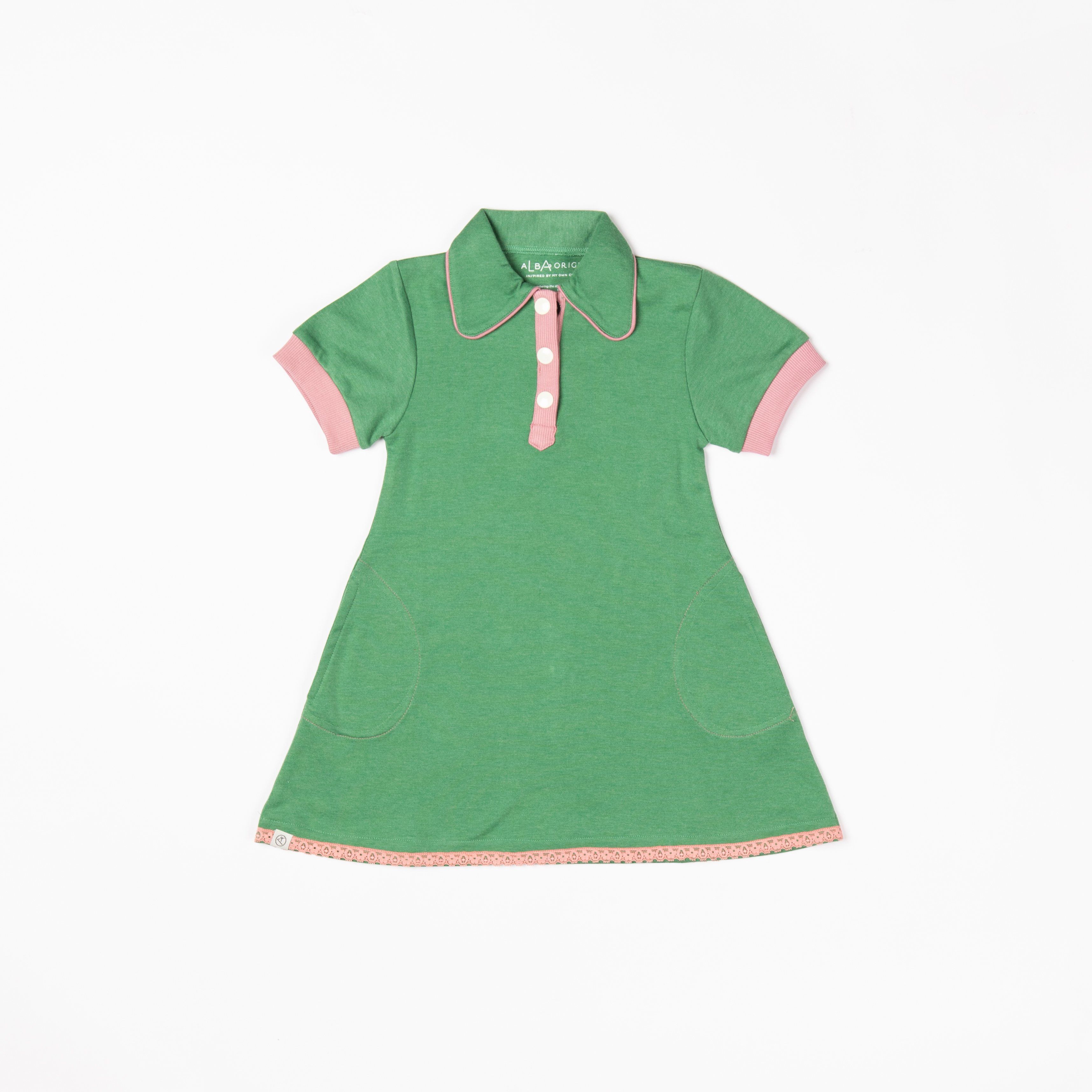 Julie dress juniper AlbaBaby Dresses Alba of Denmark 