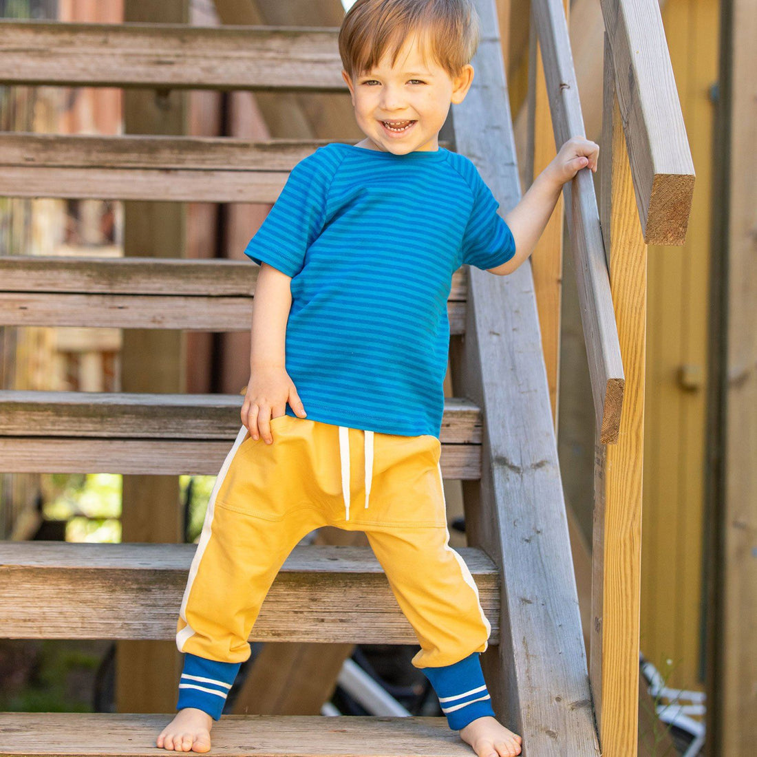 Mason pants bright gold AlbaBaby Bottoms Alba of Denmark