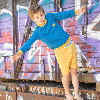 Haward sweat Mykonos blue AlbaBaby Tops Alba of Denmark 