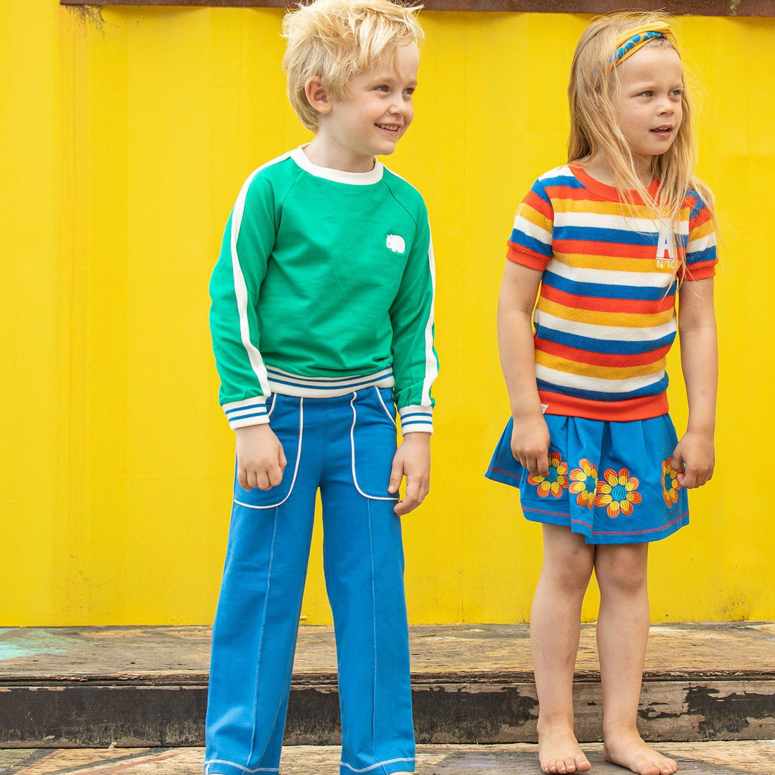 Snorre box pants snorkel blue AlbaBaby Bottoms Alba of Denmark