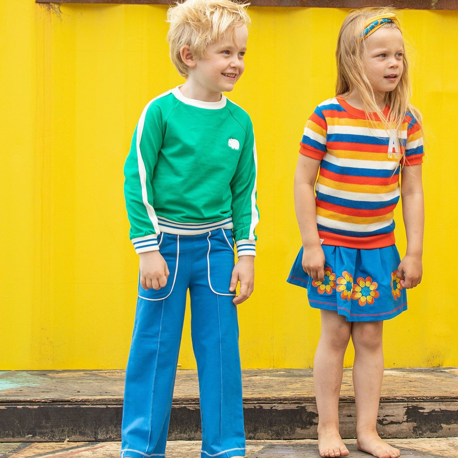 Snorre box pants snorkel blue AlbaBaby Bottoms Alba of Denmark 