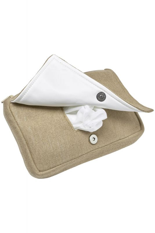 Bolsa para toalhitas taupe Bolsa toalhitas Meyco 