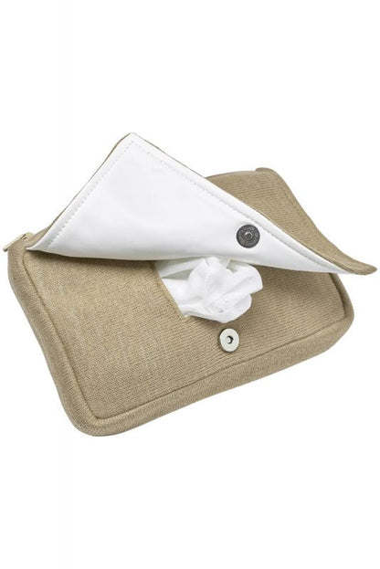 Bolsa para toalhitas taupe Bolsa toalhitas Meyco 