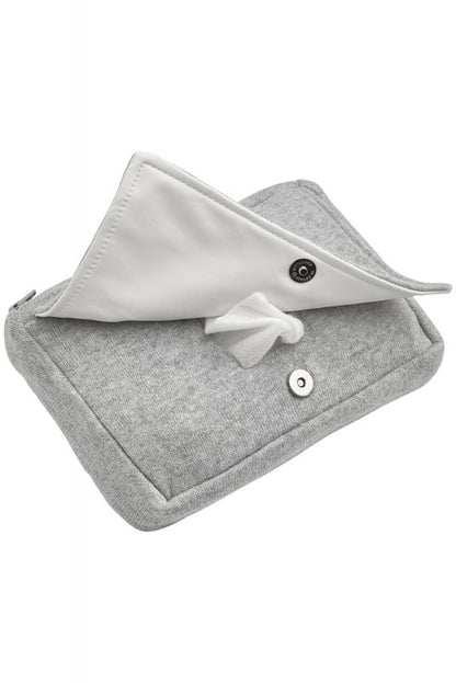 Bolsa para toalhitas grey melange Bolsa toalhitas Meyco 