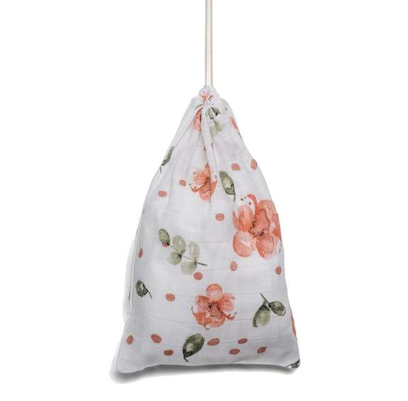 2 musselinas rosa vintage 60 cm Muslin Hutch&Putch