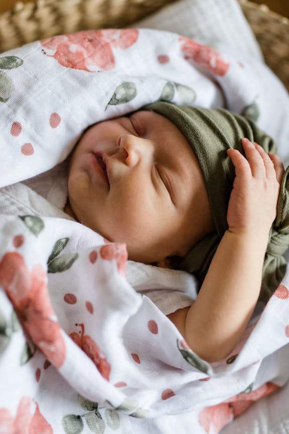 2 musselinas rosa vintage 60 cm Muslin Hutch&Putch