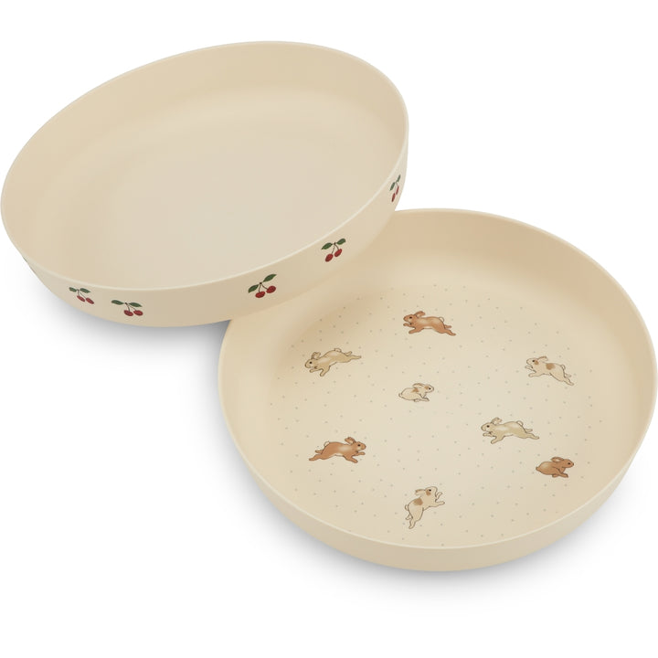 2 pratos cherry | petit lapin meal Konges sløjd 