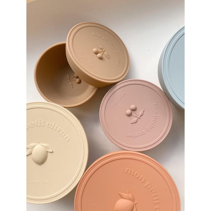 2-pack snack boxes blush/terracotta Konges sløjd Dinnerware Konges sløjd 