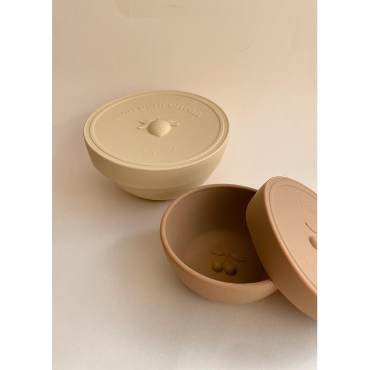 2-pack snack boxes lemonade/almond Konges sløjd Dinnerware Konges sløjd